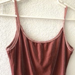 Zara velvet body suit